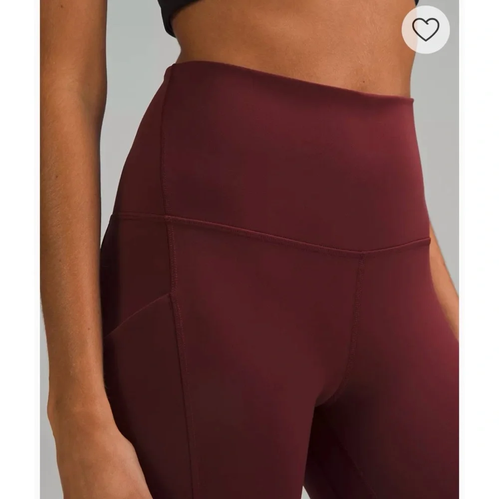 Lululemon Align High-Rise Pant Pocket Legging Women Red Merlot‎ 0 $128